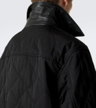 Bottega Veneta Intrecciato quilted cotton-blend overshirt