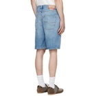Diesel Blue Regular-Short Denim Shorts