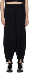 Cordera Black Vented Cuff Lounge Pants