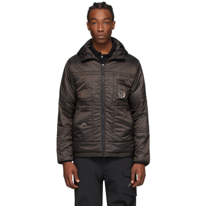 Photo: A-Cold-Wall* Black Hooded Compass Puffer Jacket