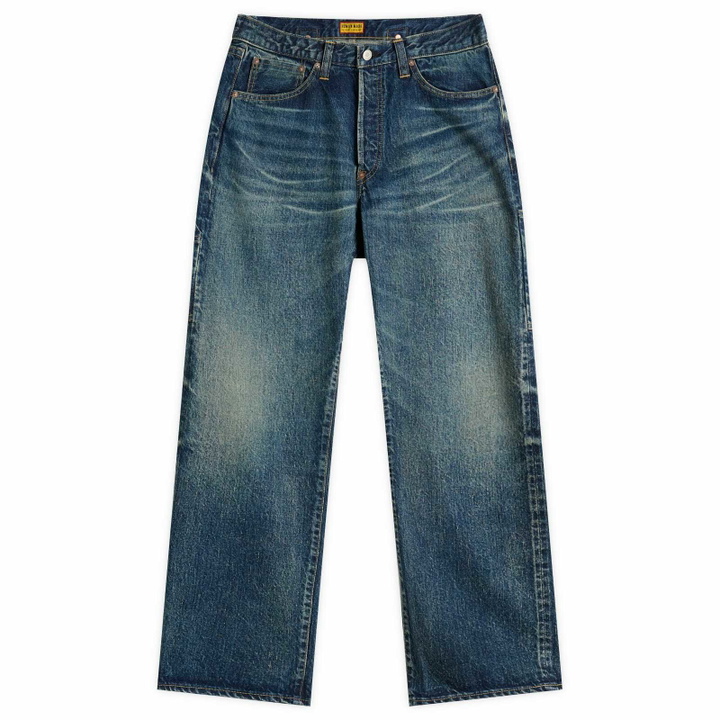 Photo: Human Made Men's Future Straight Denim Jeans in Indigo