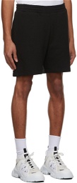 MCQ Black French Terry Jack Branded Shorts