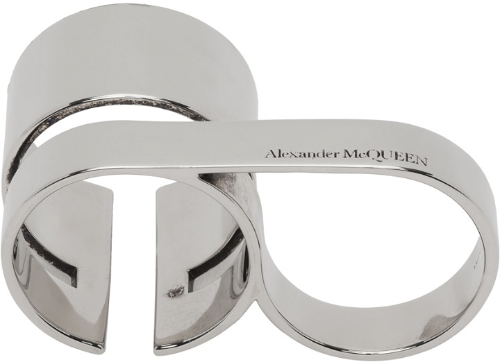 Photo: Alexander McQueen Silver Double Ring
