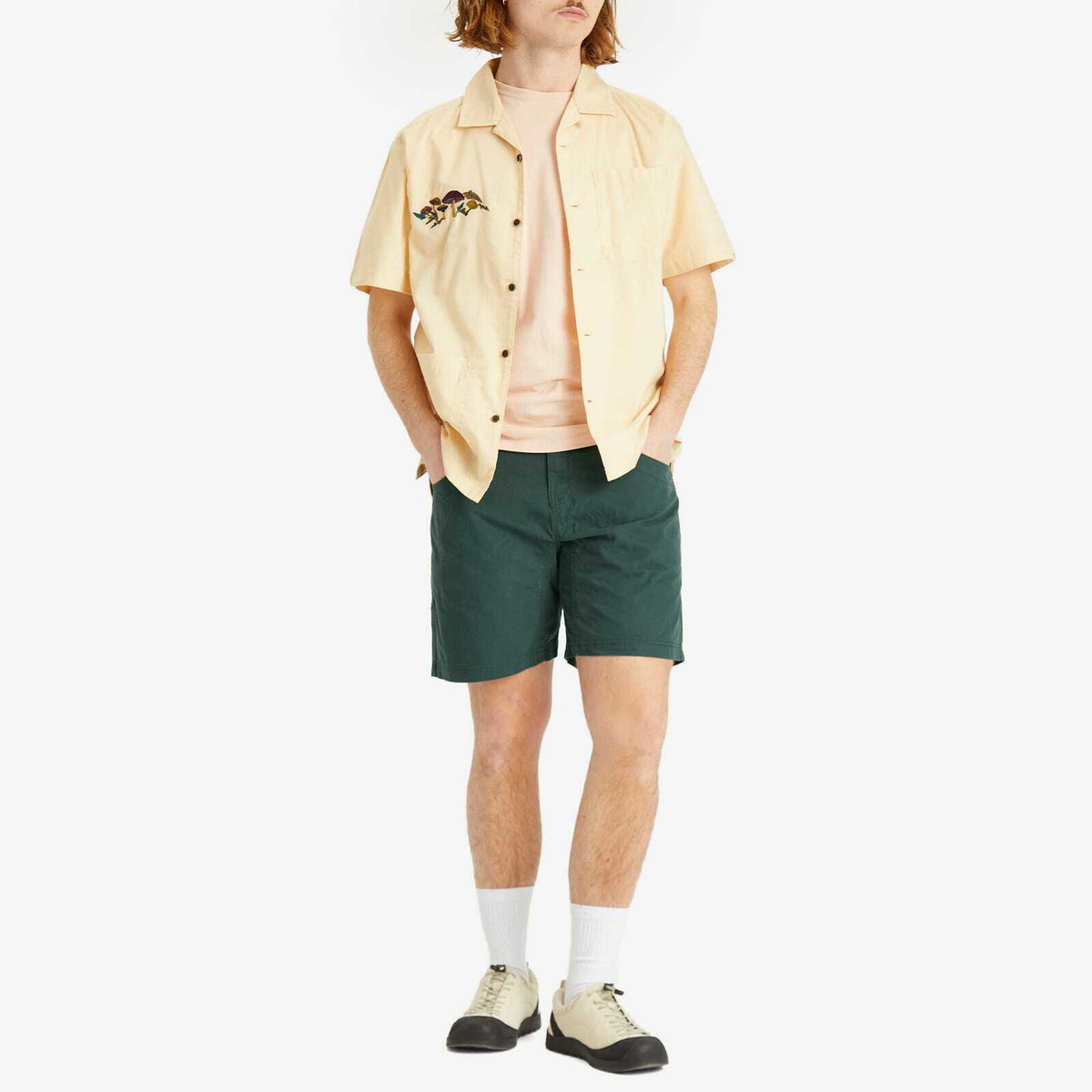 KAVU Men's Chilli Lite Shorts in Green Gables