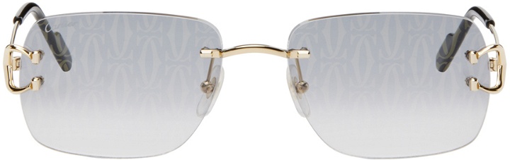 Photo: Cartier Gold 'Signature C de Cartier' Sunglasses