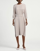 Peserico Womens Midi dress in Light grey