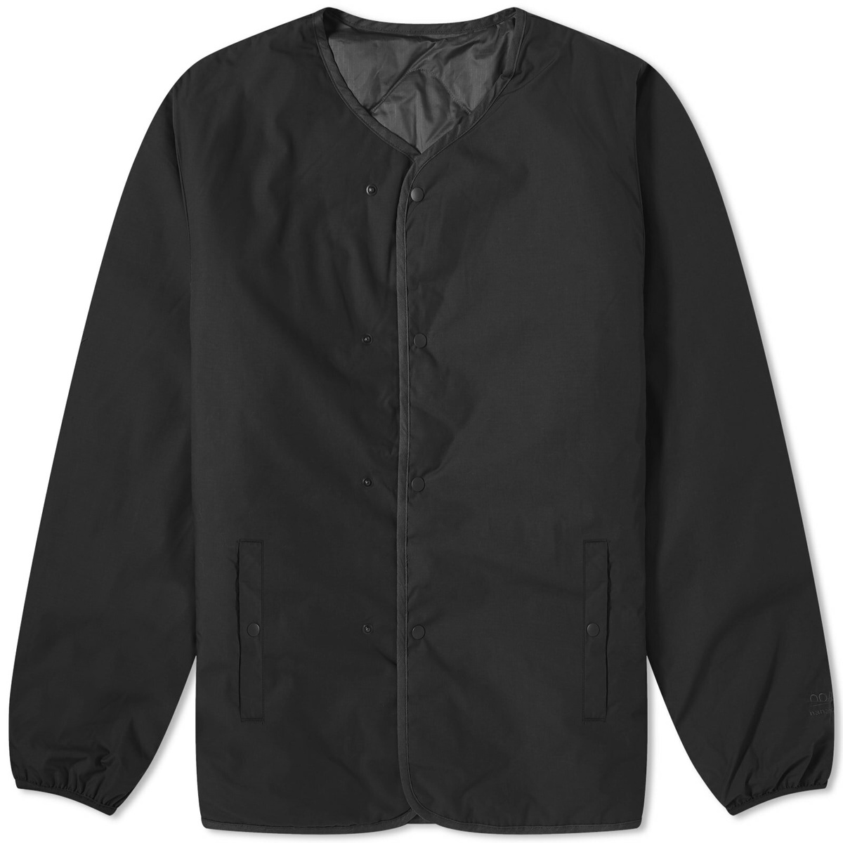 Nanamica Men's Reversible Down Cardigan in Black Nanamica