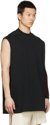 Rick Owens Black Tarp Tank Top