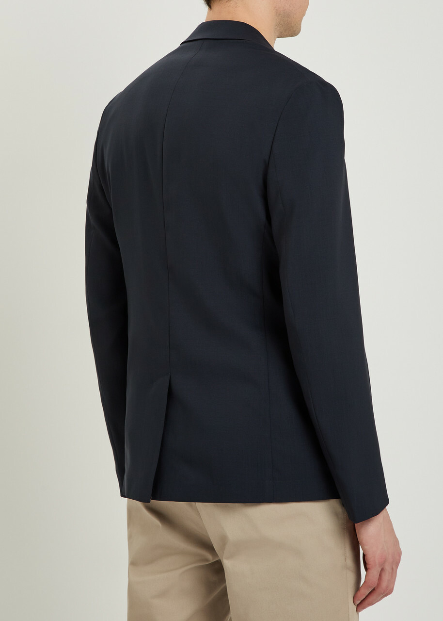 Lestrange Tropical Woven Blazer Navy