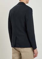 Lestrange Tropical Woven Blazer Navy