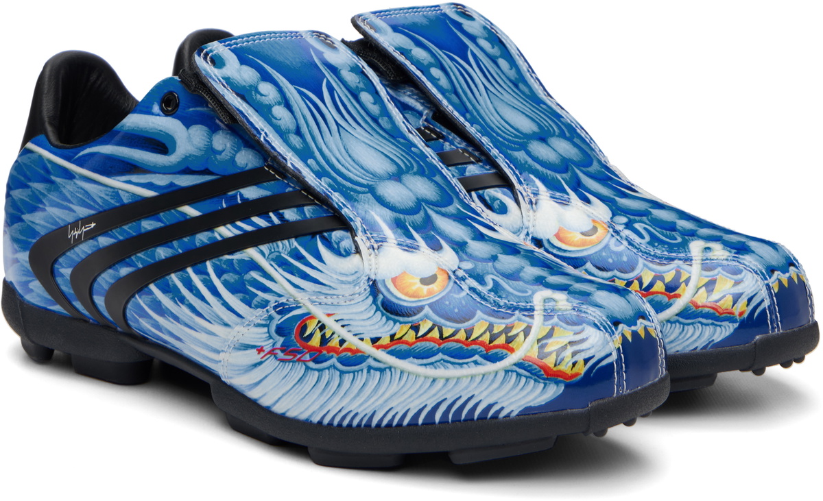 Y-3 Blue F50 Beast Sneakers