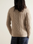 Howlin' - Super Cult Slim-Fit Cable-Knit Virgin Wool Sweater - Neutrals