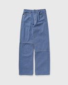 Ganni Stripe Overdyed Denim Izey Blue - Womens - Jeans