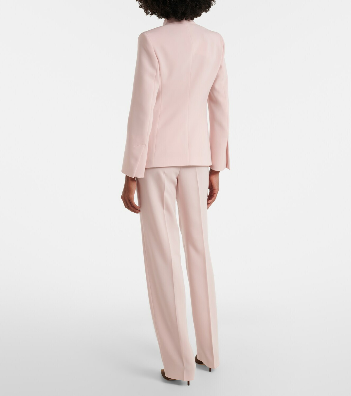 Max Mara Pleated cady straight pants