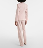 Max Mara Pleated cady straight pants