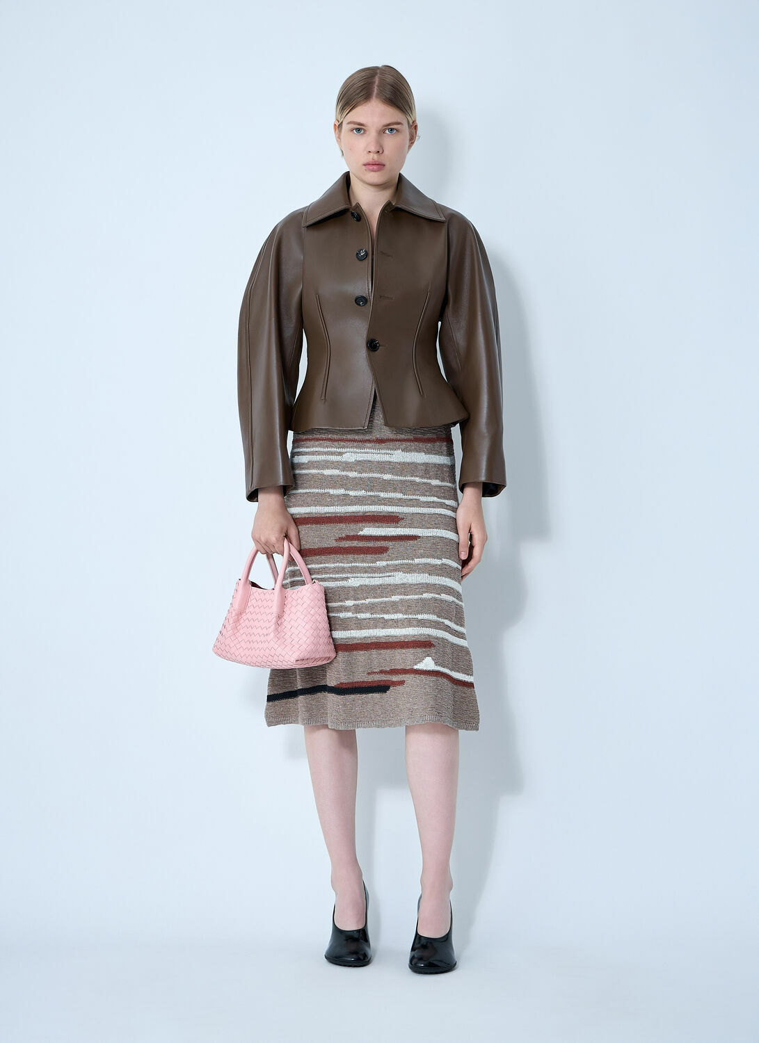 Bottega Veneta Leather Blouson Jacket
