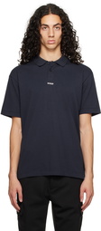 Hugo Navy Bonded Polo