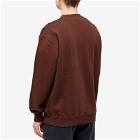 Foret Men's Agaric Mush Sweatshirt in Deep Brown