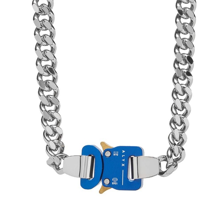 Photo: END. x 1017 Alyx 9SM Necklace With Blue Buckle