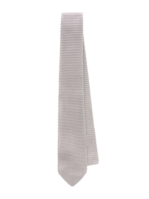 Photo: Mr P. - 7cm Knitted Silk Tie