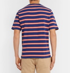 Beams Plus - Striped Cotton-Jersey T-Shirt - Men - Blue