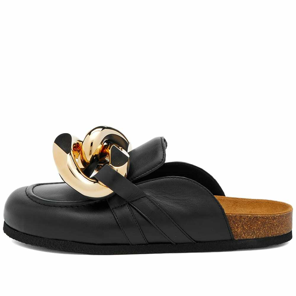 JW Anderson Women's Chain Loafer Slip On in Black JW Anderson