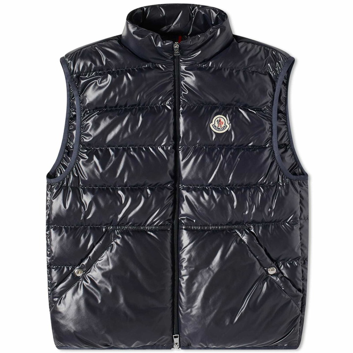 Photo: Moncler Men's Aube Padded Vest in Navy