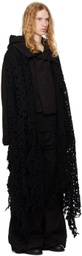 Julius Black Ruptured Vest Shawl