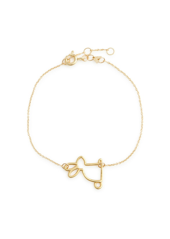 Photo: Aliita Little Rabbit 9kt Gold Bracelet - One Size