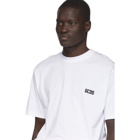 GCDS White Basic T-Shirt