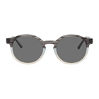 Thierry Lasry Black and Grey Silently Sunglasses