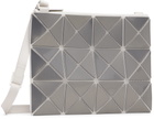 BAO BAO ISSEY MIYAKE Gray Lucent Metallic Messenger Bag