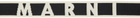 Marni Black & Off-White Logo Belt