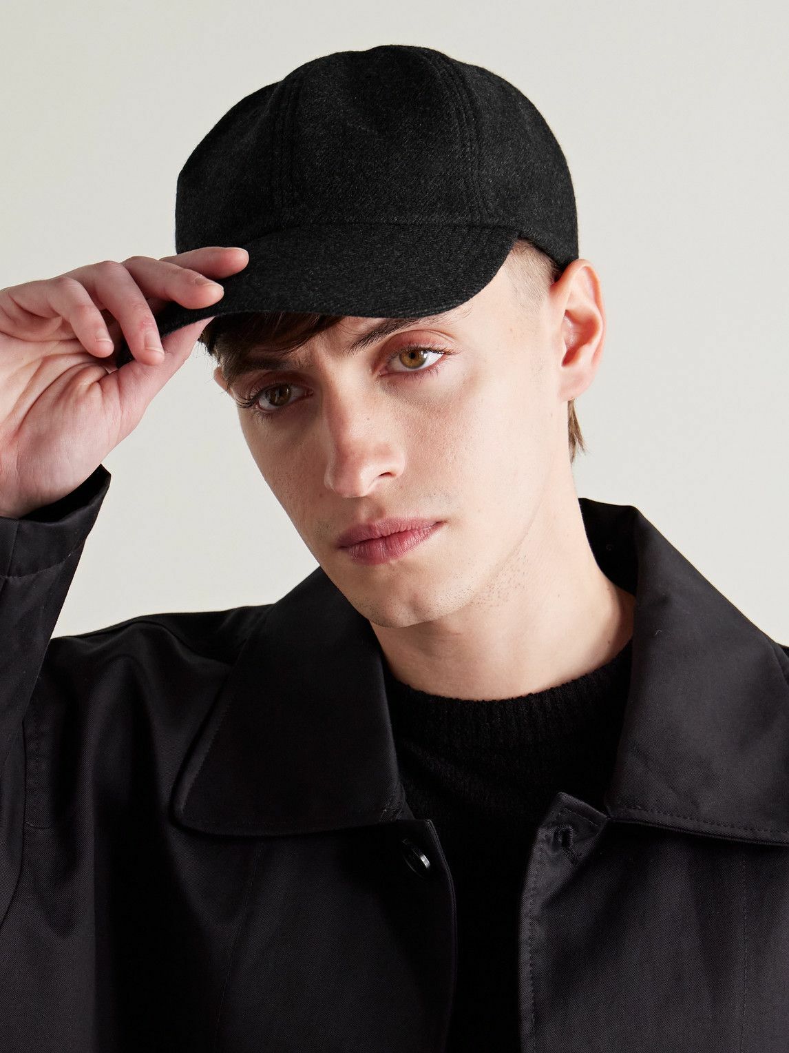 Kaptain Sunshine - Cashmere-Twill Baseball Cap