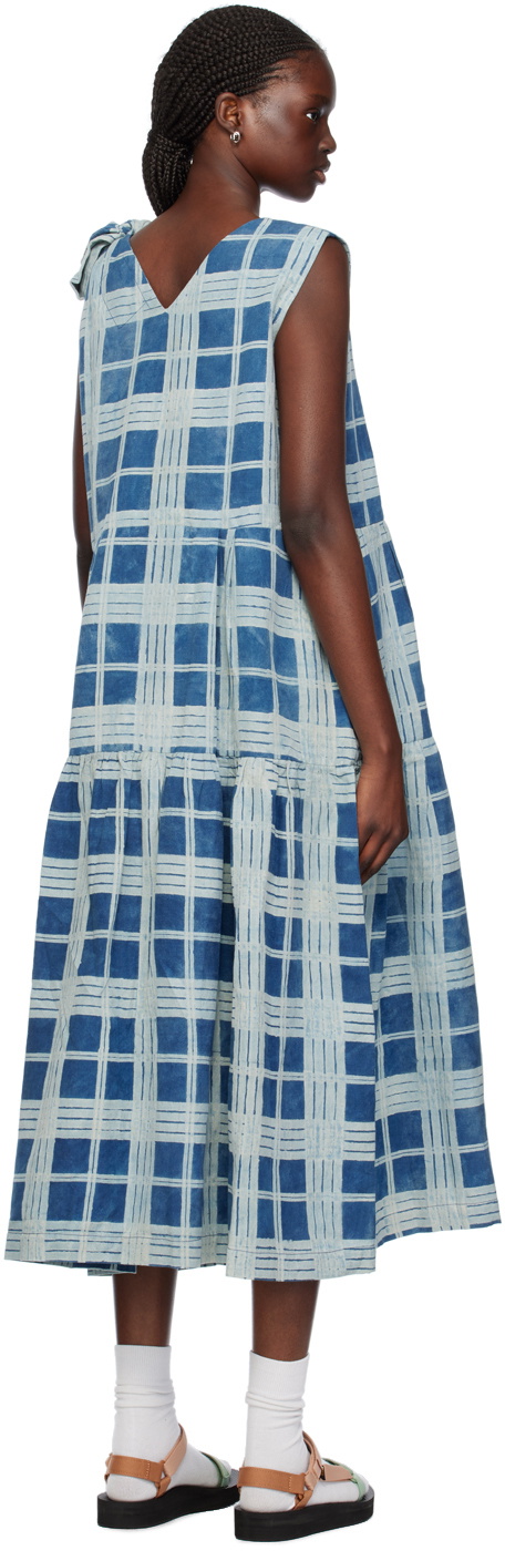 Story mfg. Blue Alice Midi Dress