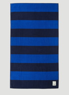 Block Stripe Beach Towel in Blue