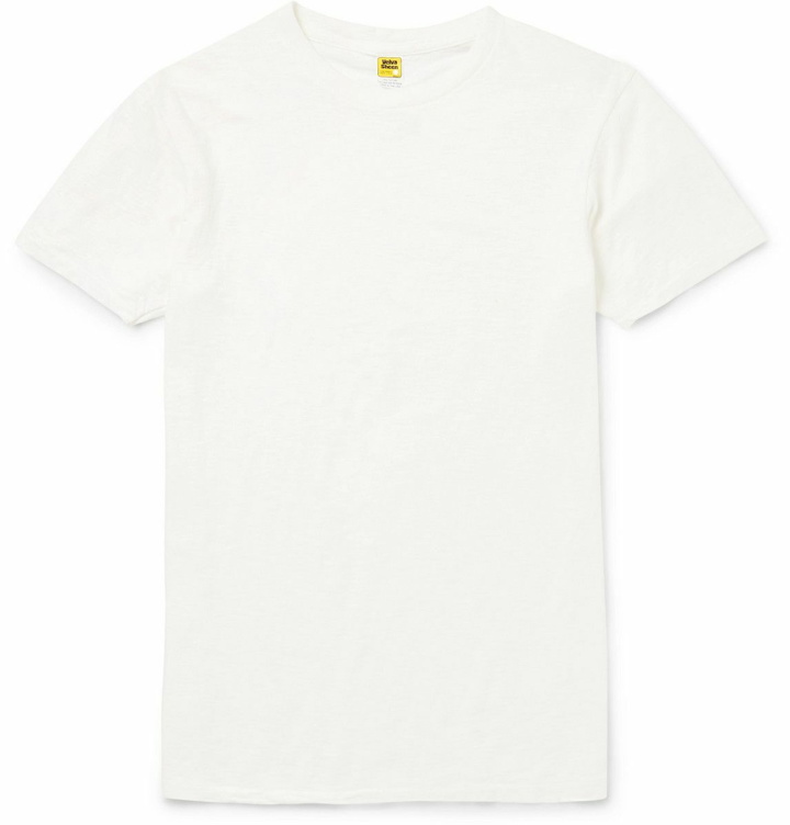 Photo: Velva Sheen - Slub Cotton-Jersey T-shirt - Neutrals