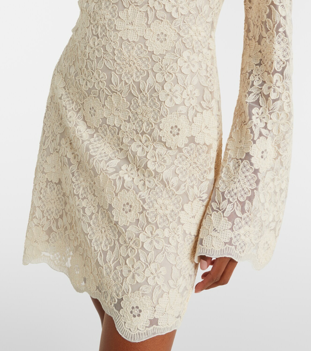 Veronica Beard Teresia embroidered tulle minidress