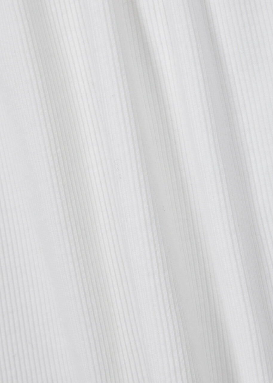 Colorful Standard Ribbed Stretch-cotton Tank White
