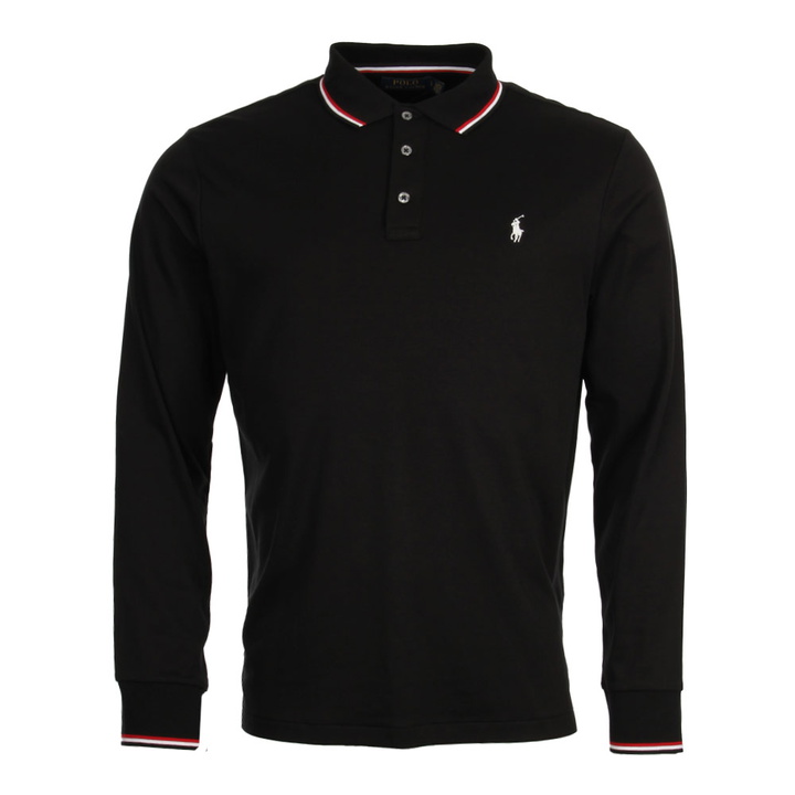 Photo: Twin Tip Polo Shirt - Black