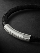 Chopard - Classic Racing Rubber and Silver-Tone Bracelet