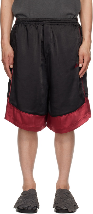 Photo: We11done Black Selldone Track Shorts