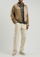 Honor The Gift Panelled Bouclé Cotton Jacket Tan