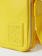 Loewe - Logo-Debossed Leather Messenger Bag