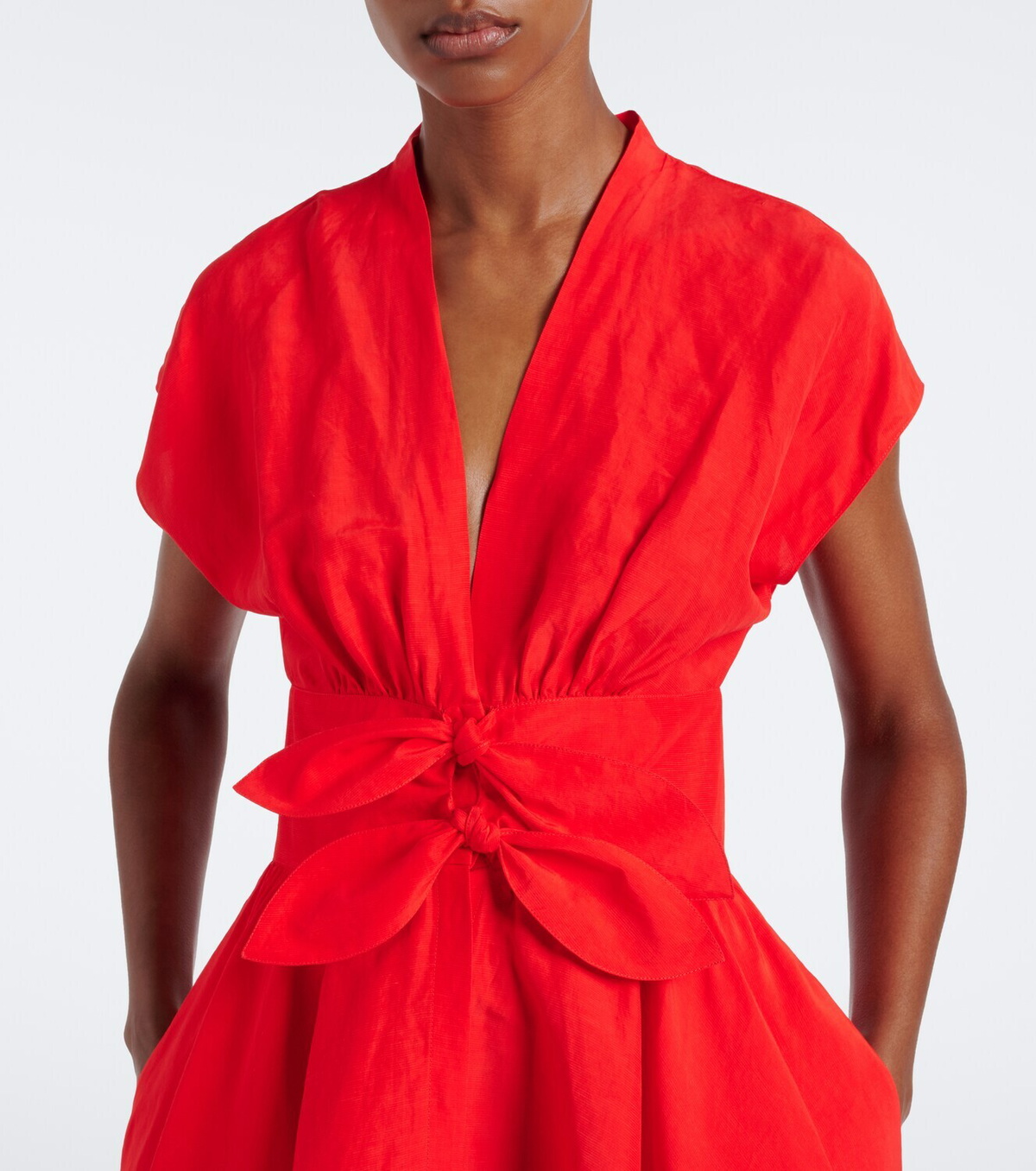 Alaïa Belted midi dress