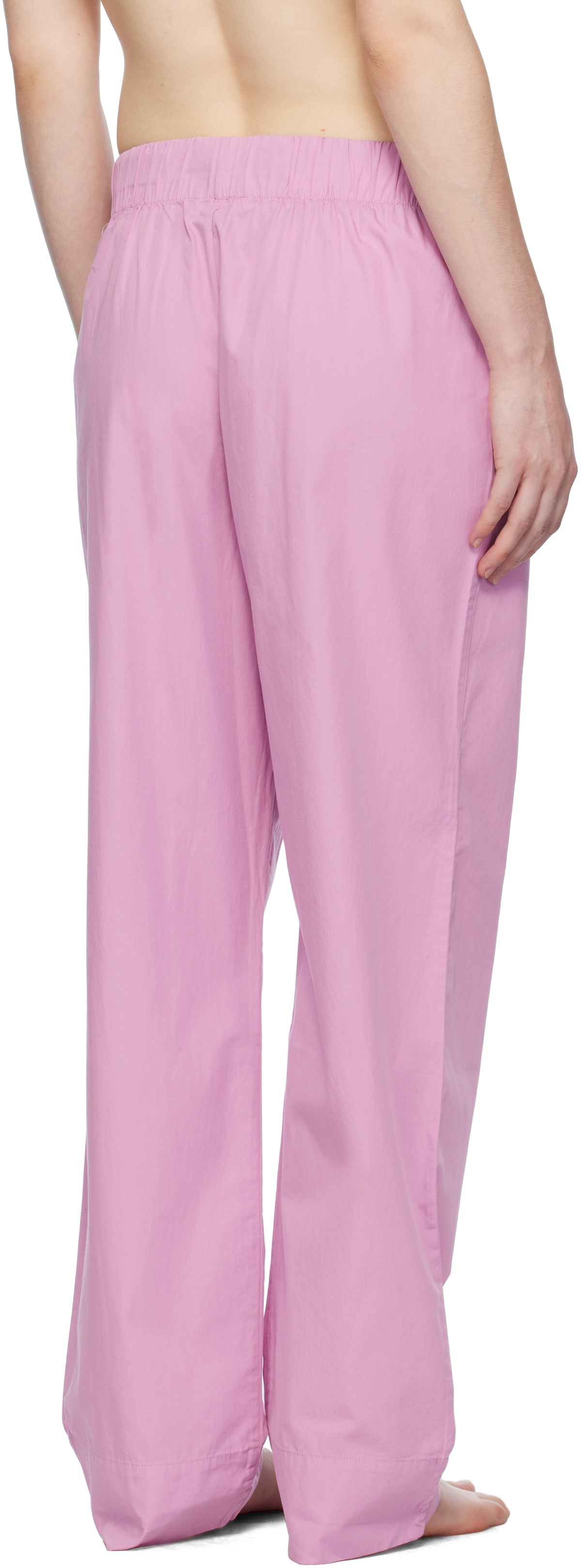 Tekla Pink Poplin Pyjama Pants Tekla Fabrics