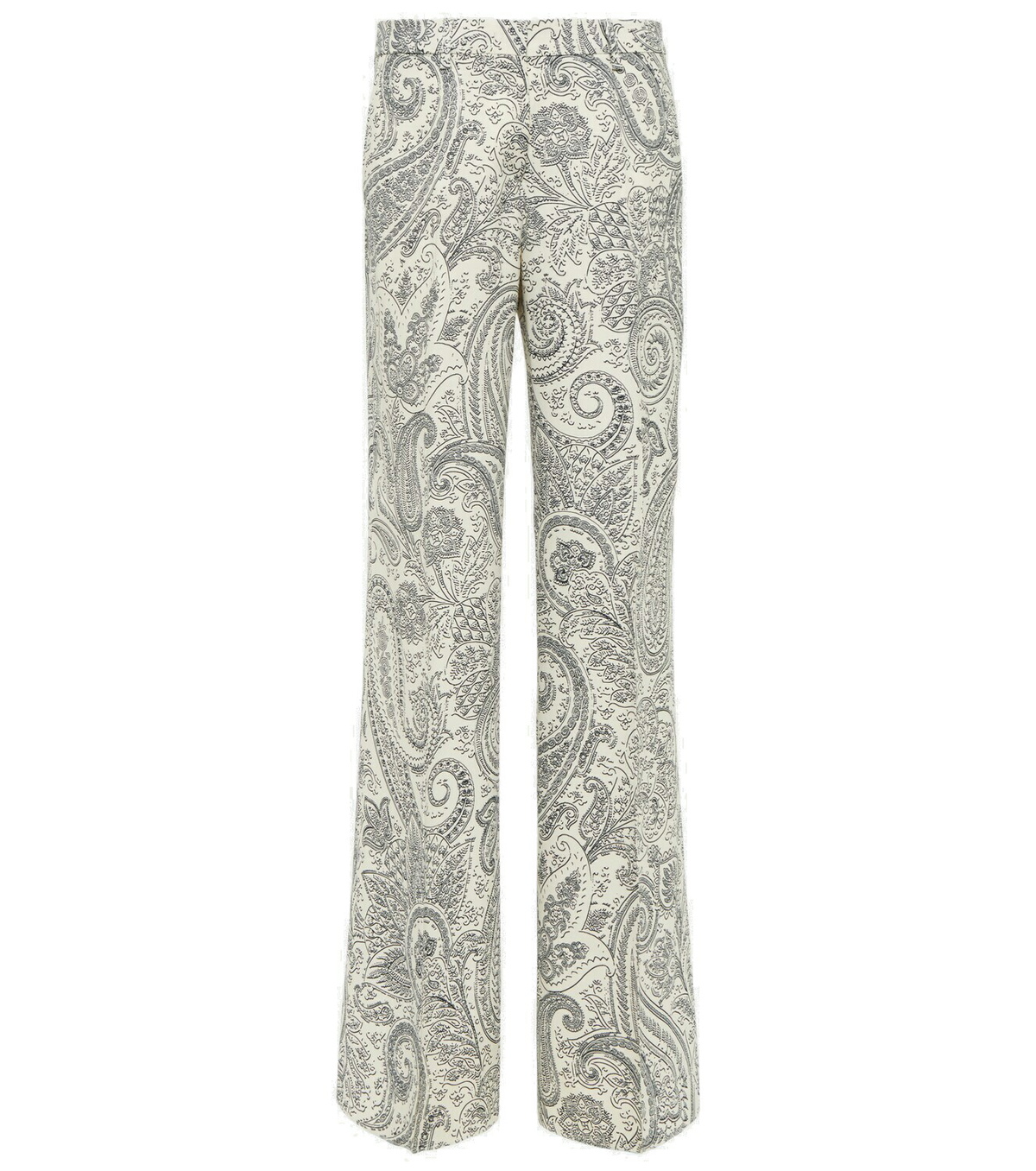 Etro - Paisley high-rise wide-leg pants Etro