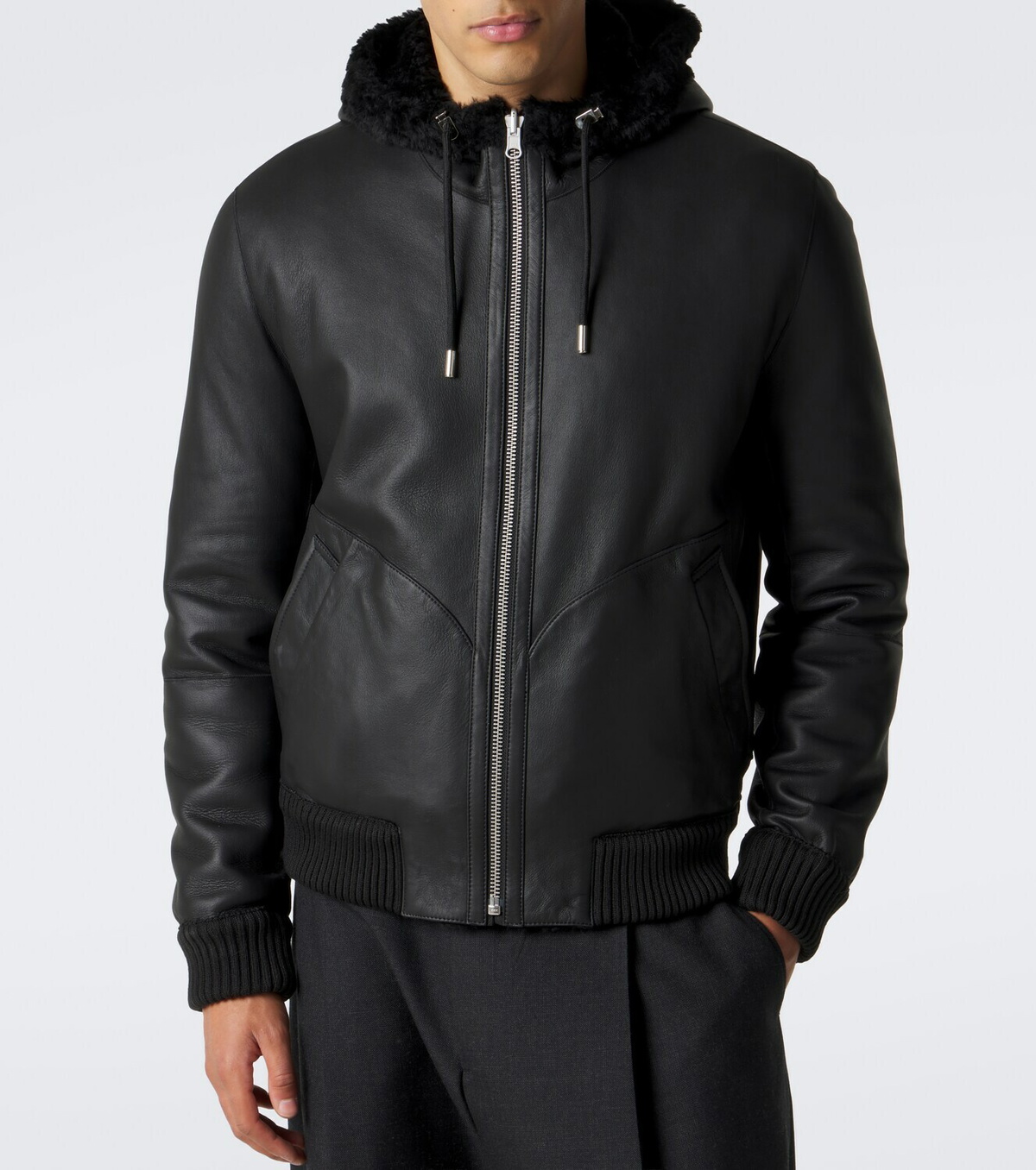 Arma Novel reversible hooded shearling jacket