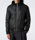 Arma Novel reversible hooded shearling jacket