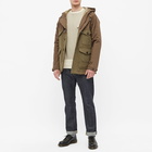 The Real McCoy's Men's Military Pocket Sweat in Oatmeal